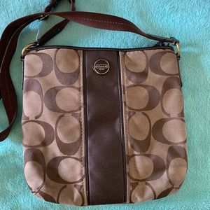 Monogrammed Coach Crossbody